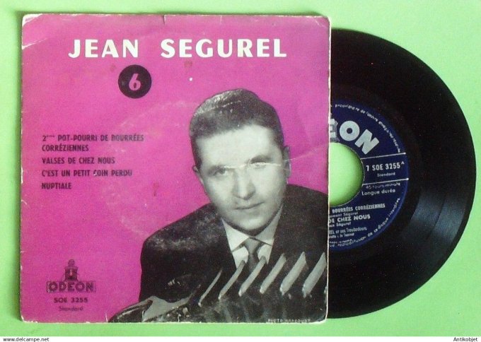 Ségurel Jean 45T EP Valses de chez nous 1956