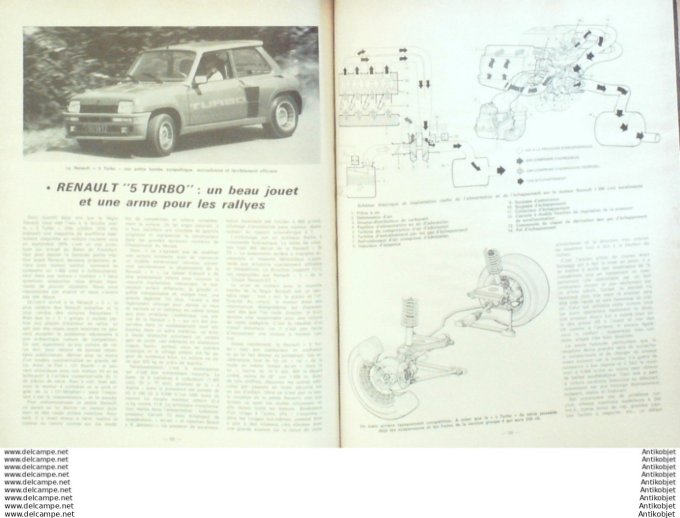 R.T Automobile Peugeot 505 Renault 16 Audi 200 Triumph   # 403