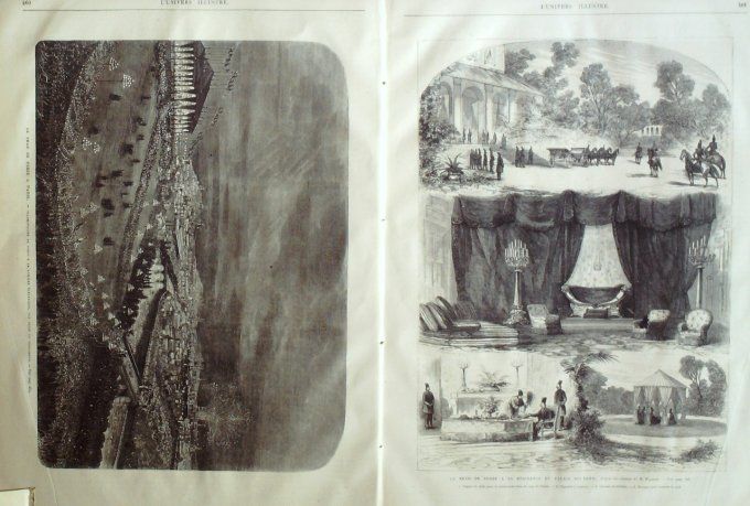 L'Univers illustré 1873 # 956 Shah de Perse Palais Bourbon Longchamps Versailles (78) 