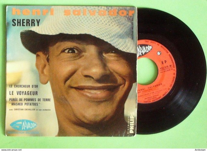 Salvador Henri 45T EP Sherry (languette) 1962