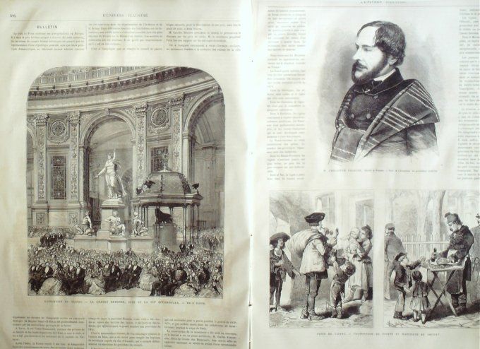 L'Univers illustré 1873 # 958 Autriche Vienne Nais frois Paris Espagne Grenade Alhambra