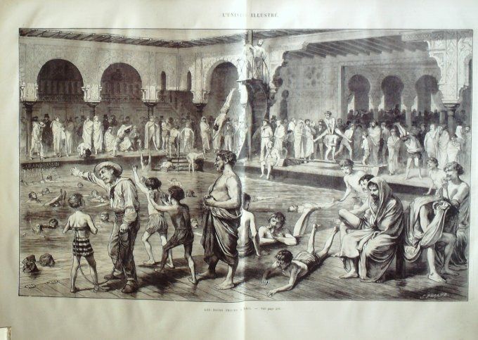 L'Univers illustré 1873 # 958 Autriche Vienne Nais frois Paris Espagne Grenade Alhambra