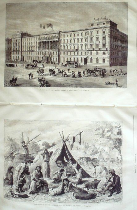 L'Univers illustré 1873 # 960 Espagne Séville Catalogne Belfort (90) Autriche >Vienne Léopoldstadt