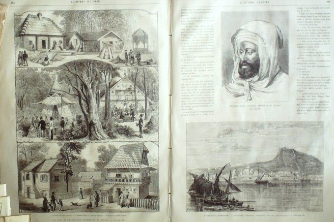 L'Univers illustré 1873 # 970 Maroc Sidi-Mohammed Salzbourg Paray-Le-Monial  