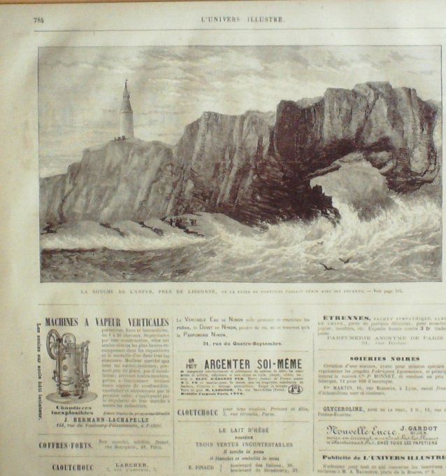 L'Univers illustré 1873 # 976 maréchal Bazaine Noiseville Athènes Lisbonne