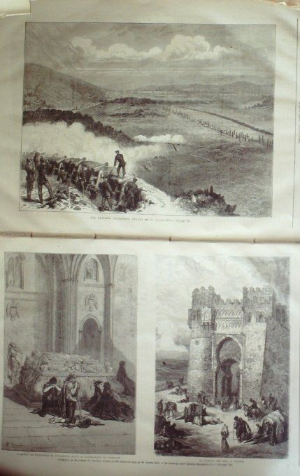 L'Univers illustré 1873 # 977 Champigny Havre Vienne Carthagène Metz Grenade Tolède 