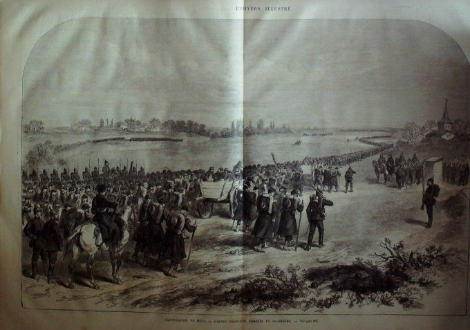 L'Univers illustré 1873 # 978 Metz (57) fort St-Quentin Anna de Belocca 