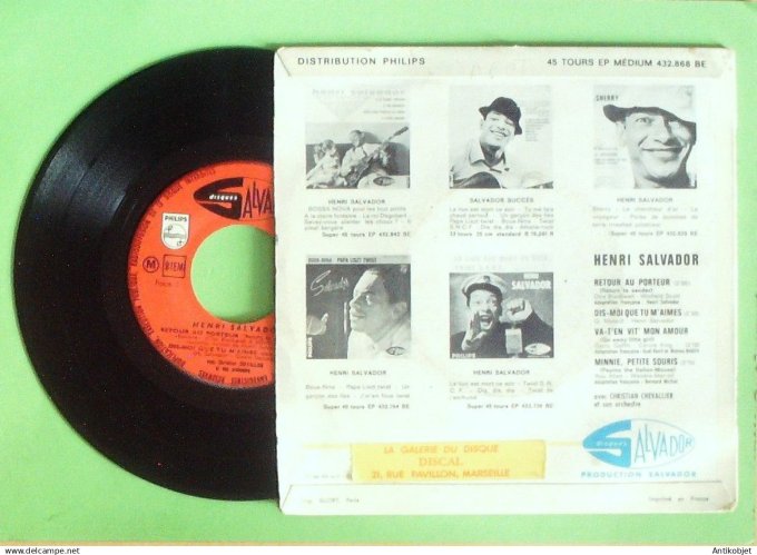 Salvador Henri 45T EP Minnie petite souris 1960