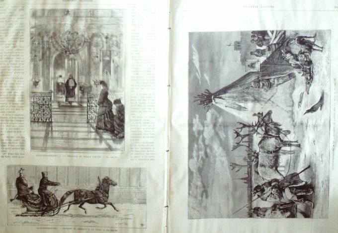 L'Univers illustré 1874 # 991 Tichborne Ashantees Cape-Coast lapons sur Néval 