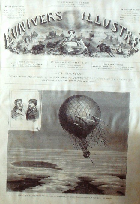 L'Univers illustré 1874 # 994 Cape-Coast Bengale ambassadeur du roi Koffi