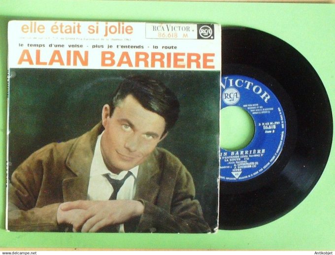 Barrière Alain 45T EP Elle était si jolie 1963