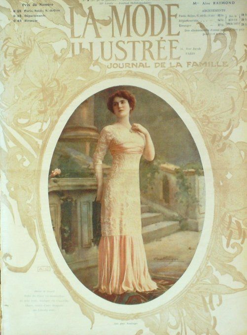 Journal Mode illustrée 1911 #  9 Robes de mariée & cortège