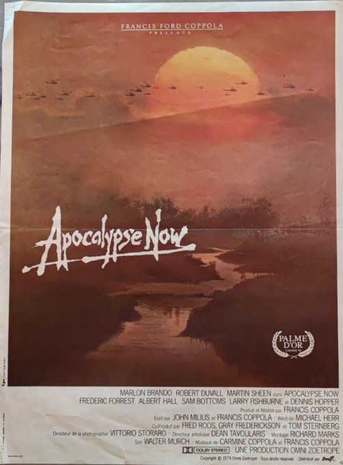 Apocalypse Now Affiche de film 40x60 Francis Coppola 1979