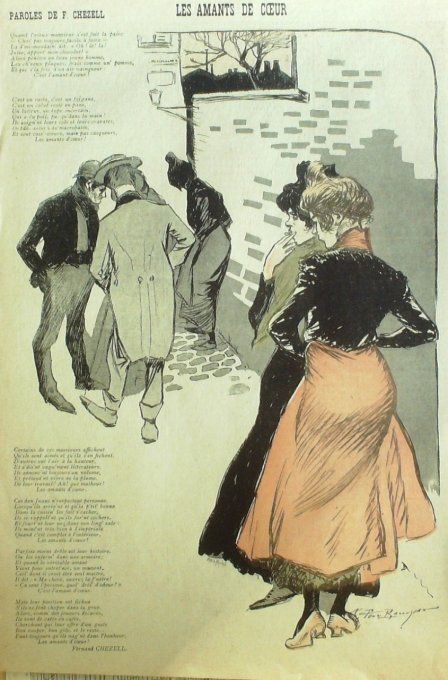 Les Amants de cœur Paroles Chezell Musique illustration Balluriau