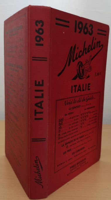 GUIDE ROUGE Michelin-ITALIE 1963