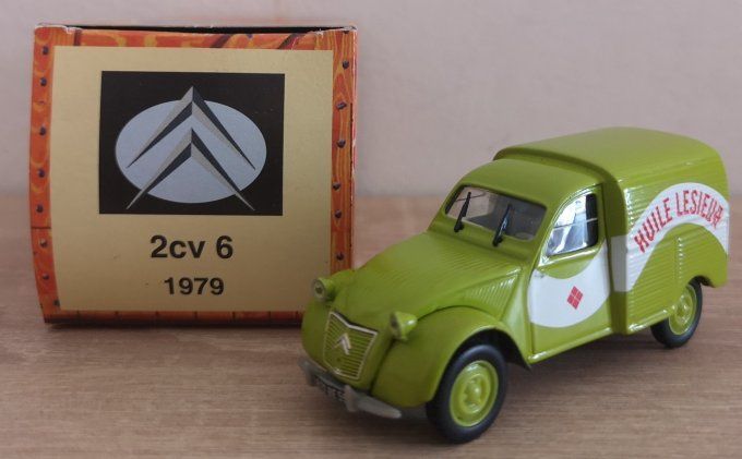 Citroen 2cv 6 Huile Lesieur 1979 Norev 1:43