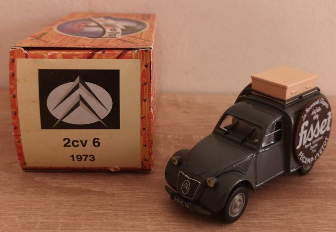 Citroen 2cv 6 Fisset Fécamp Yvetot 1973 Norev 1:43