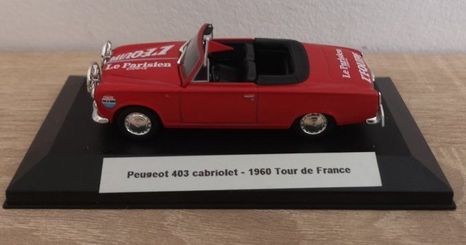 Peugeot 403 cabriolet Tour de France 1960