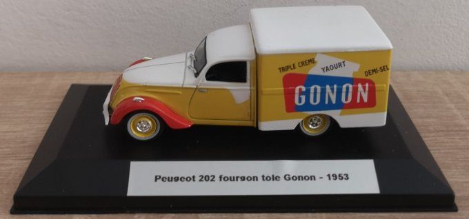 Peugeot 202 fourgon tôe Gonon 1953